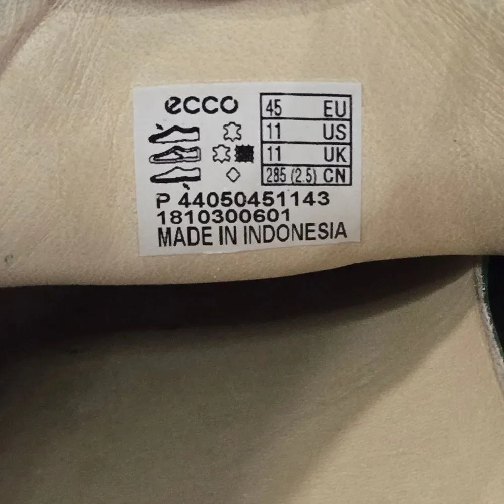 🐢 ECCO Soft 7 Men's Leather Sneaker. Blue Size 11. $170 new.